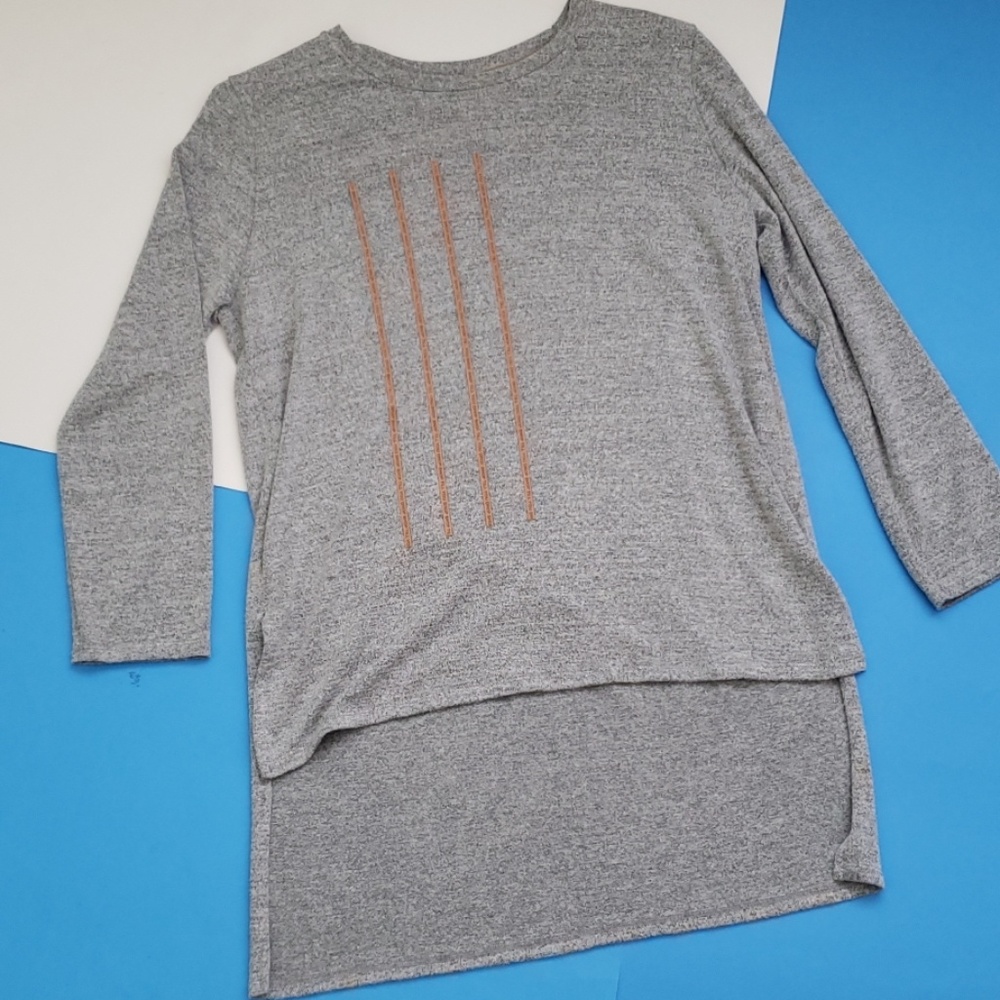 Zara  W/B Collection  Hi-low Tunic Top.